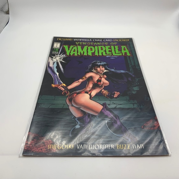 Vintage 90s Vengeance of Vampirella Comic Books Good Condition- Set of 6! - Picture 14 of 16